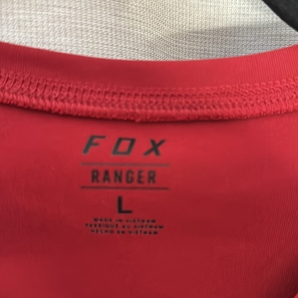 FOX ACTIVEWEAR RED LOGO TEE (L) - Picture 6 of 6
